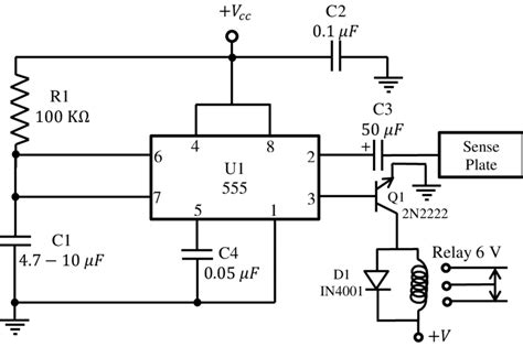 The 555 Timer Based Alarm Circuit With Automatic Reset And Multiple