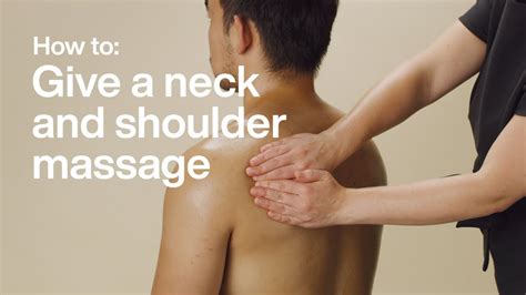 Neck And Shoulder Massage Lush Massage Bars Tutorial Youtube