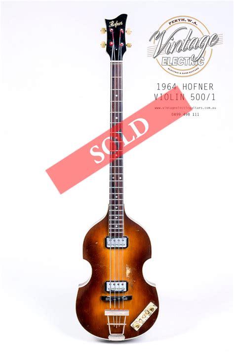 Hofner Violin Bass Vintage Electric