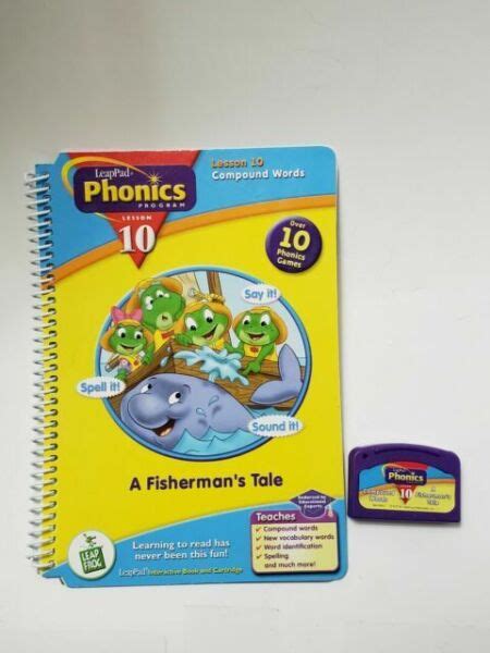 Leapfrog Leappad Phonics Lesson 10 A Fishermans Tale Book And Cartridge