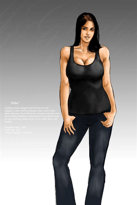 Msgiggles In Black Top And Jeans By Niteowl94 On Deviantart