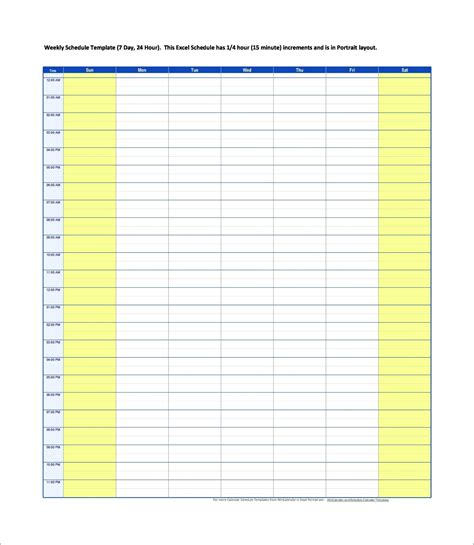 24 Hour Work Schedule Template Free Templates Resume Designs