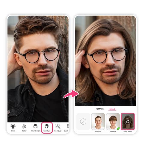 best free ai hairstyles online and app for free hairstyle try on perfect