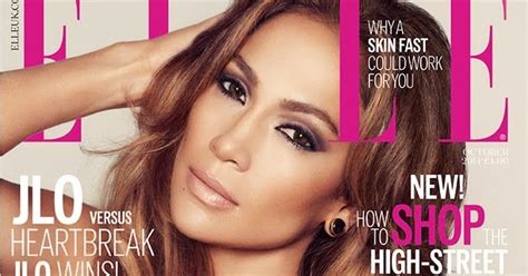 Hollywood Haus Of Fashion Jennifer Lopez Covers Elle Uk Magazine