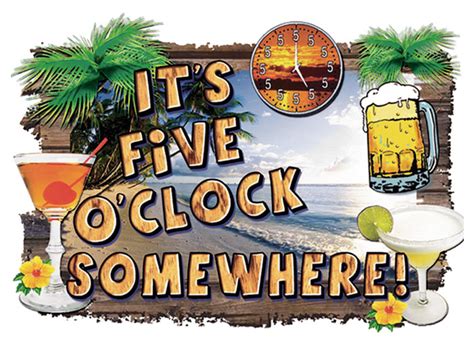 Its 5 Oclock Somewhere Clip Art Clipart Collection