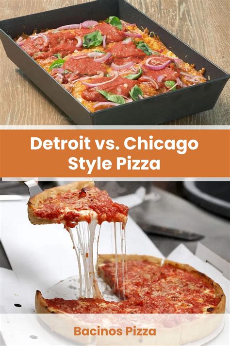 Detroit Vs Chicago Style Pizza Whats The Difference