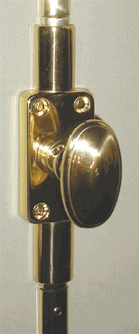 Baldwin Cremone Bolt In Polished Brass Unlacquered