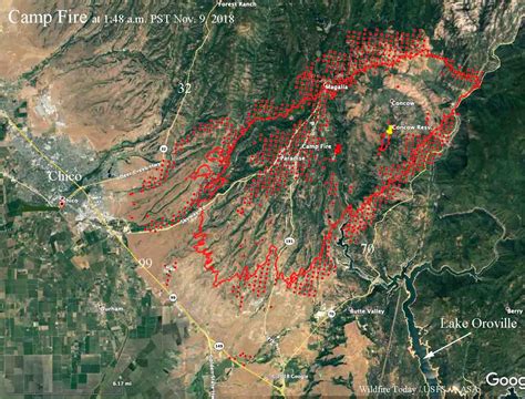 Northern California Fire Map Today Topographic Map Of Usa With States