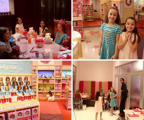 the girls american girl store birthday party and shopping trip at home with natalie