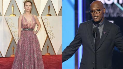 Samuel L Jackson Scolded Scarlett Johansson At The Oscars Red Carpet
