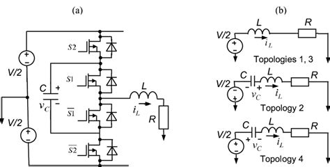 Electric Circuit Of A Three Level Flying Capacitor Converter A And