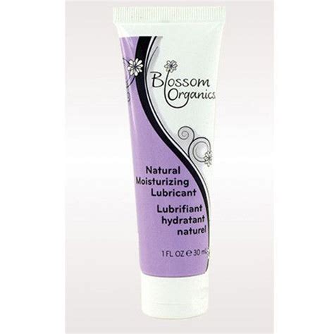 blossom organics lubricant natural moisturizing 1 oz lubricant organic water based lubricant