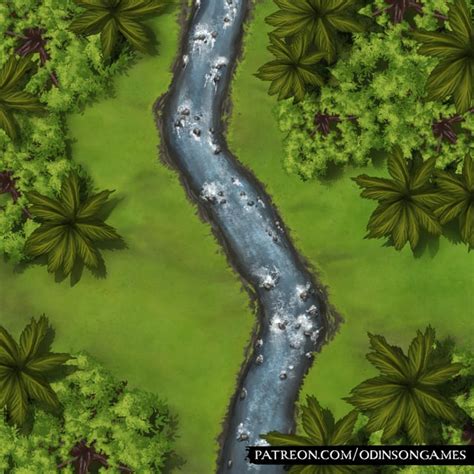 Oc 25x25 Jungle Battle Map Rroll20