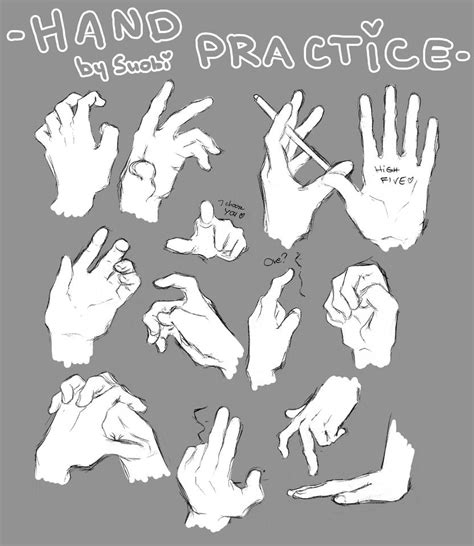 Hand Practice 3 By Suobi Chan On Deviantart