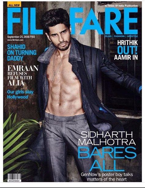 I Would Shy Away From Nudity Sidharth Malhotra Bares All Covers