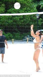Melissa Gorga Plays Volleyball Ain Jamaica As Teresa Giudice Sits In