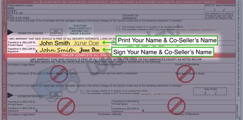 How To Sign Your Car Title In Stone Mountain Including Dmv Title