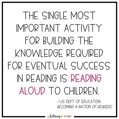 10 Significant Benefits Of Reading Aloud To Your Students Literacy In