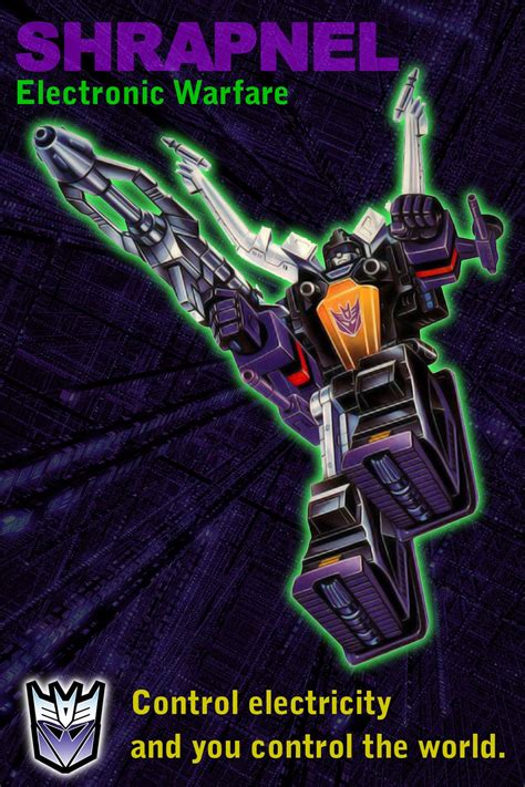 Shrapnel Transformers Picture Cards Picture