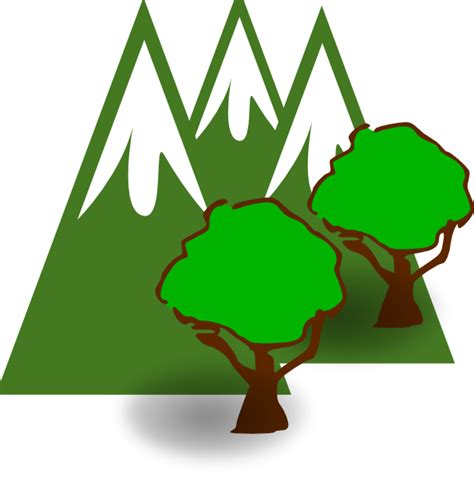 Mountain Forest Clip Art At Vector Clip Art Online Royalty