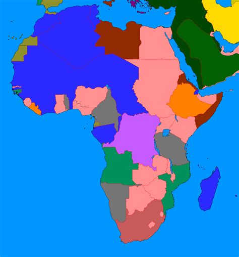 Colonial africa on the eve of world war i brilliant maps. The NEW Our TimeLine Maps Thread! | Page 87 | alternatehistory.com
