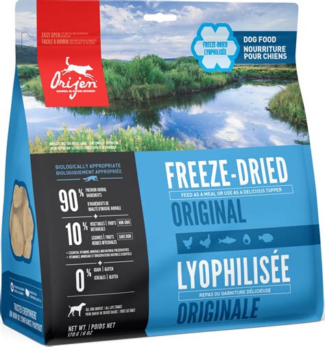 Orijen dry dog food, original, biologically appropriate & grain free. ORIJEN Freeze Dried ORIGINAL DOG Food Adult 170g ORIJEN ...