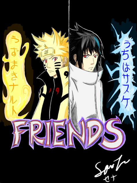 Naruto And Sasuke Friends By Shinobisena On Deviantart