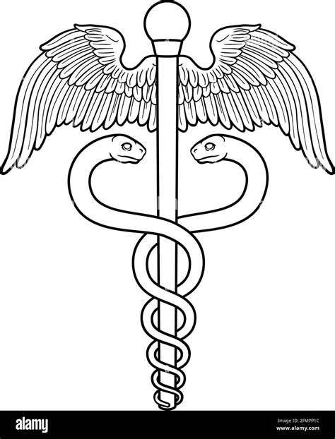 Caduceus Medical Doctor Symbol Stock Vector Image And Art Alamy