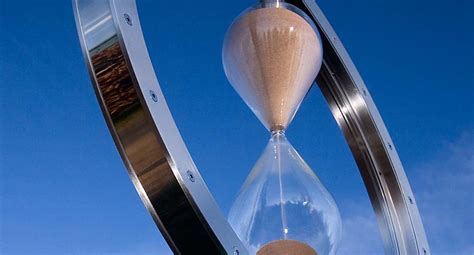 Burghley House Hourglass Clock Smith Of Derby