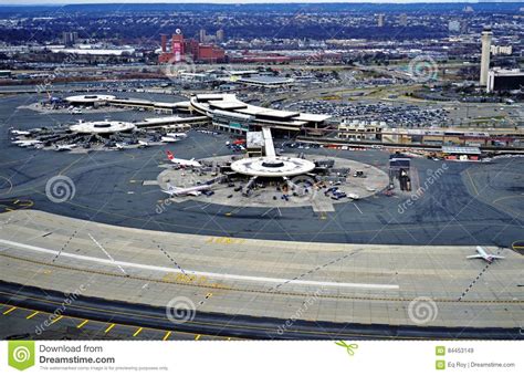 Aerial View Of The Newark Liberty International Airport Editorial Stock