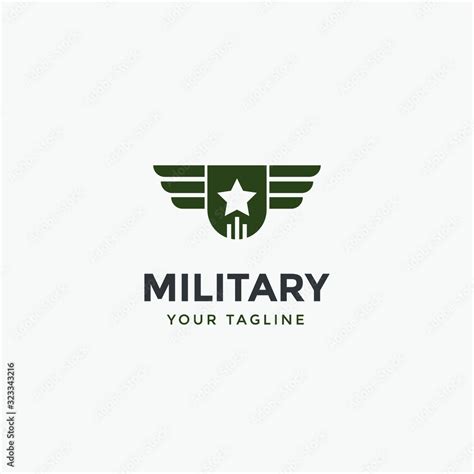 Army Military Logo Design Template Stock Vector Adobe Stock