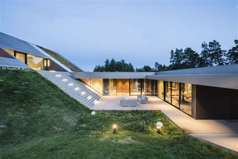 Green Roof House Becomes One With The Landscape In Poland Curbed