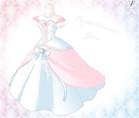 Crystal Princess Gown By Neko On Deviantart Anime