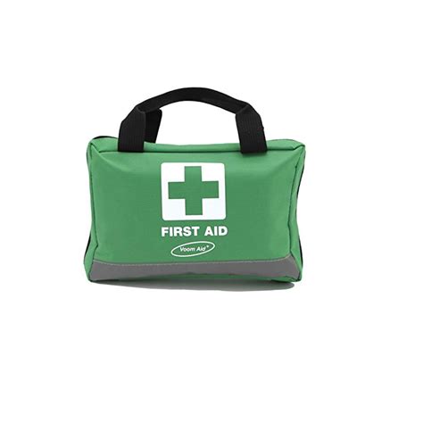 Green 90 Piece Compact Premium First Aid Kit Voom Aid