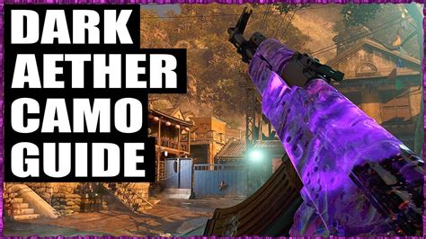 Zombies Dark Aether Camo Guide Updated For Firebase Z Youtube