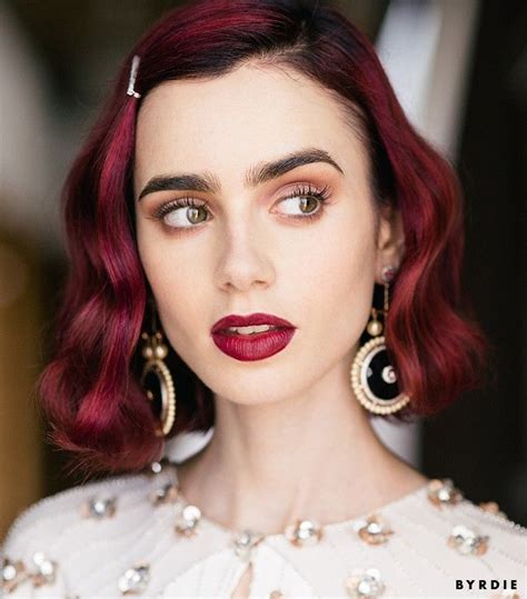 Exclusive Lily Collins Shows Us How To Get Ultra Pretty Rosebud Lips