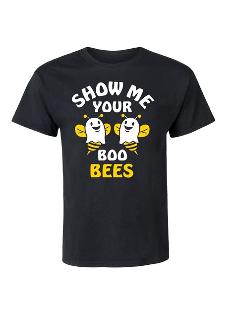 Instant Message Show Me Your Boo Bees Mens Short Sleeve Graphic T