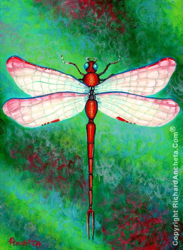 Dragonfly Acrylic Painting