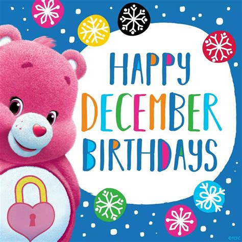 Care Bears 💖 Happy December Birthdays Happy December Happy Birthday