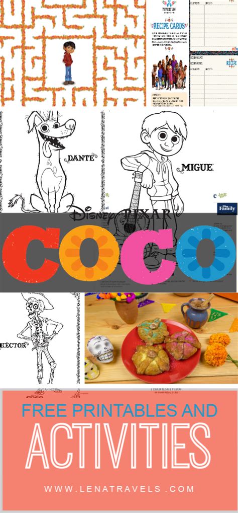 Coco Movie Characters Printables