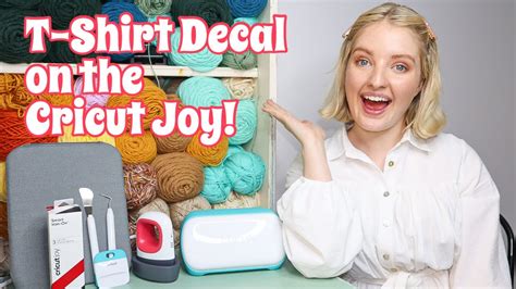 Cricut Joy Intro And Easy Diy Iron On T Shirt Decal Tutorial Youtube