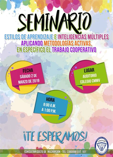 InvitaciÓn Seminario Colegio Manuel Mejía Vallejo