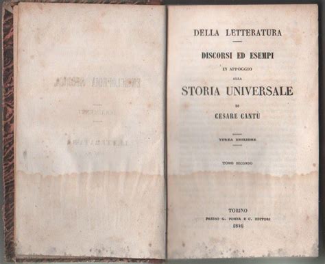 Enciclopedia Storica Documenti Della Letteratura 2° Vol Cesare