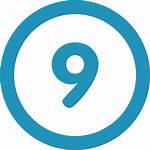 Number Icon Nine Numerology Icons Round Management
