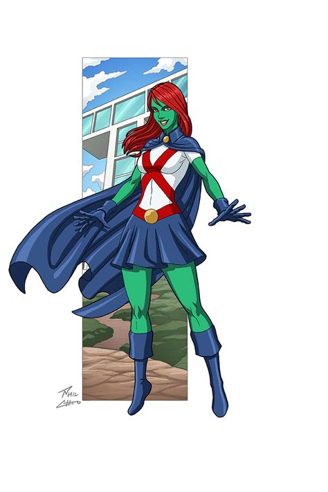 Miss Martian Commission By Phil Cho On Deviantart Dc Comics