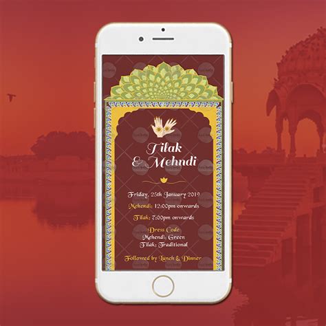 Rajasthani Wedding Card Invitation Happy Invites