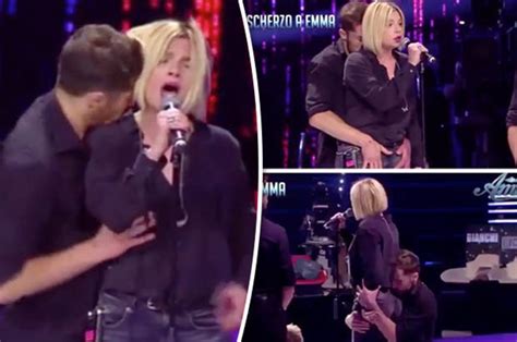 Singers Boobs And Bum Groped By Male Dancer In Sickening Tv Prank