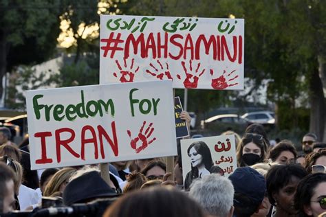 Us Sanctions Iranians For Brutal Crackdowns On Protests Over Mahsa