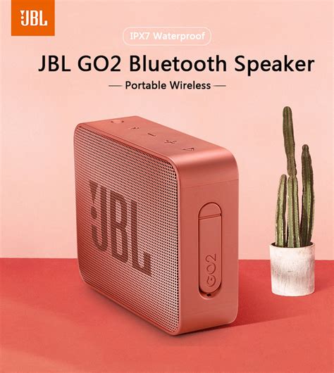Jbl Go 2 Portable Wireless Speaker Portable Waterproof Bluetooth