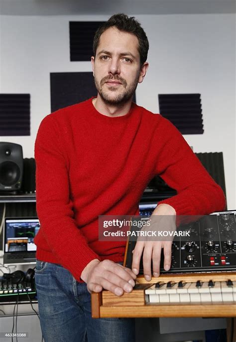 French Musician Romain Delahaye Aka Molecule Poses In His Studio On